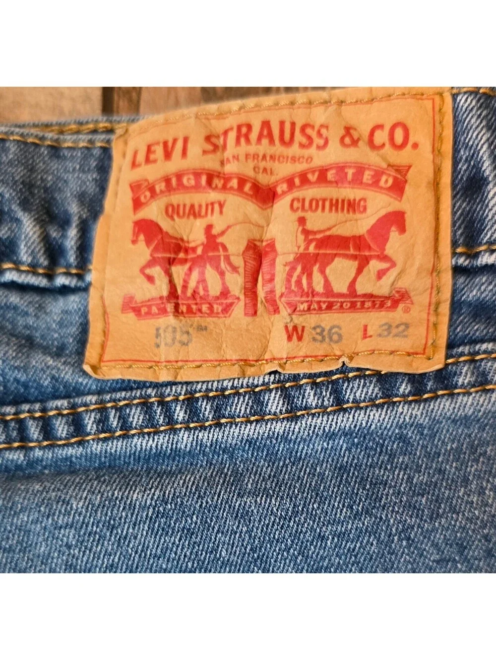 Levi's Classic Blue Denim Jeans W36 L32